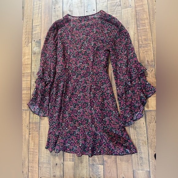 The Fifth Label | Sheer Floral Wrap Dress - Picture 6 of 6